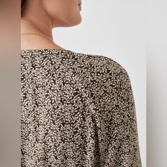 FAHERTY Montara Dress in Leaf Batik Size Large VGUC - Picture 4 of 8